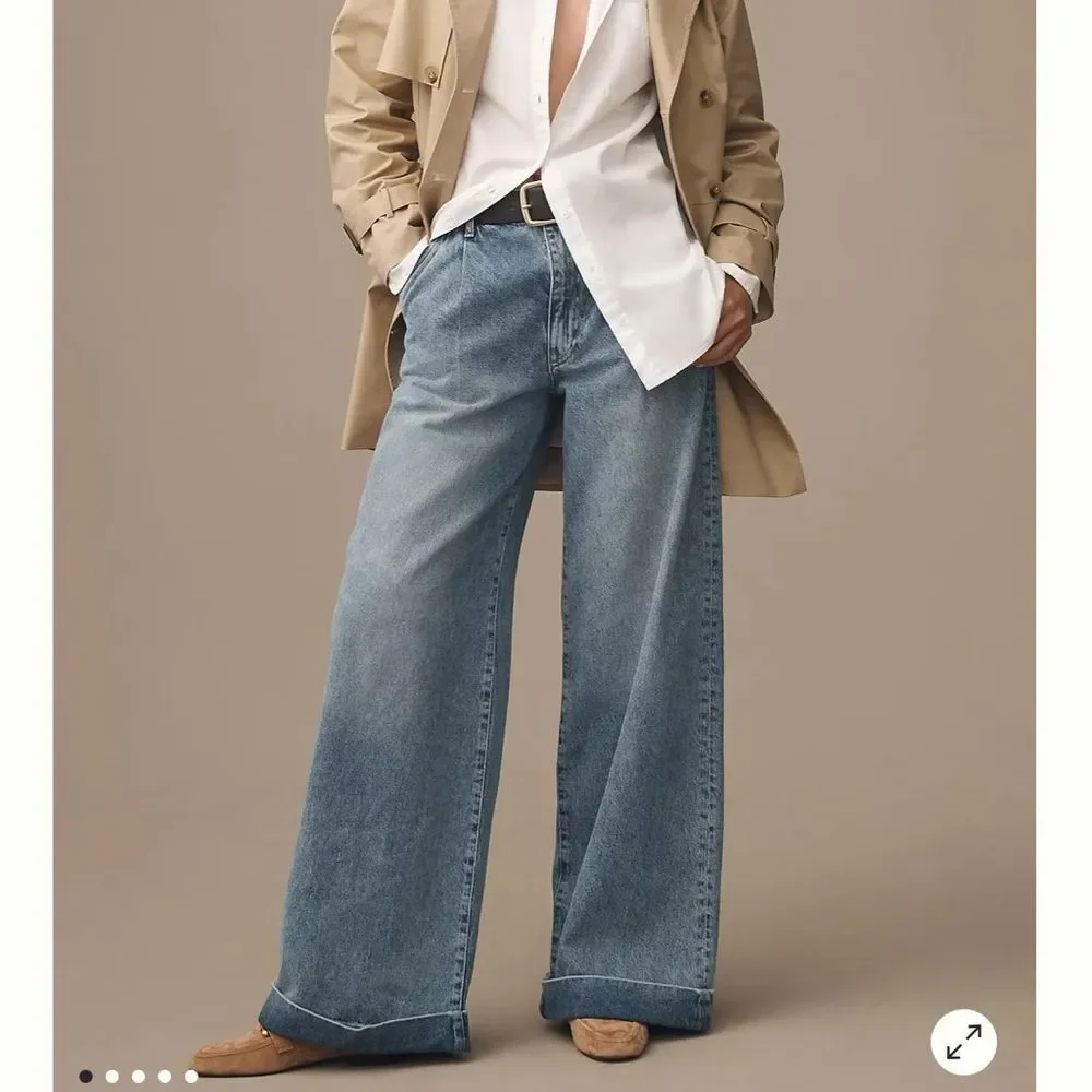 NWT Anthropologie Pilcro Denim Trousers - Picture 1 of 6